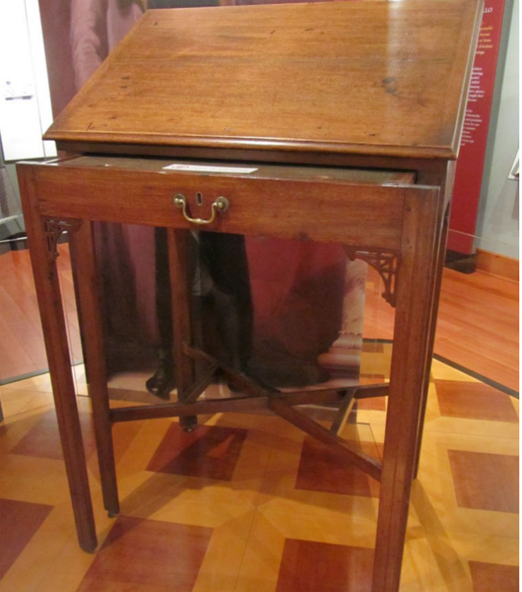 Jefferson's desk, standup desks